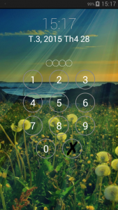 اسکرین شات برنامه Lock screen password 6