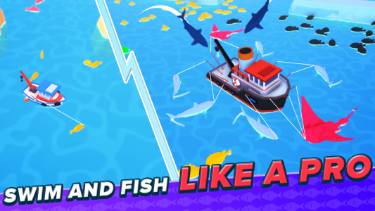 اسکرین شات بازی Idle Fish 2: Fishing Tycoon 3