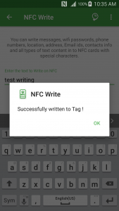 اسکرین شات برنامه NFC/RF Reader and Writer 6