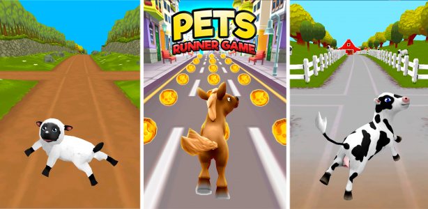 اسکرین شات بازی Pets Runner Farm Simulator 8