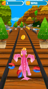 اسکرین شات بازی Flying Dino Dragon World Run 4