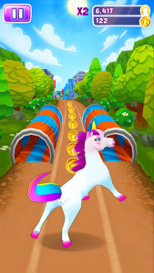 اسکرین شات بازی Unicorn Run Magical Pony Run 4