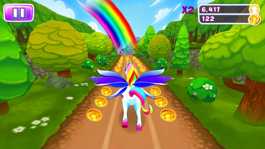اسکرین شات بازی Unicorn Run Magical Pony Run 8
