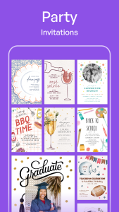 اسکرین شات 7 برنامه Invitation Maker: Cards & RSVP