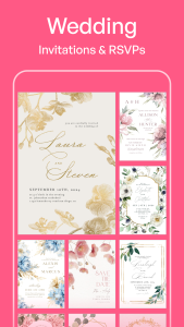 اسکرین شات 3 برنامه Invitation Maker: Cards & RSVP