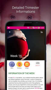 اسکرین شات برنامه Pregnancy Tracker : Baby Stages, Calendar & Guide 3
