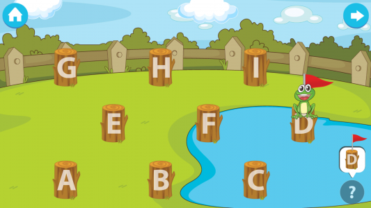 اسکرین شات برنامه Pre-k kids learn English letter ABC kinder games 6
