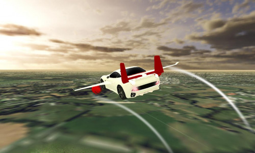 اسکرین شات بازی Sky Flying Car Extreme 3D 2019 6