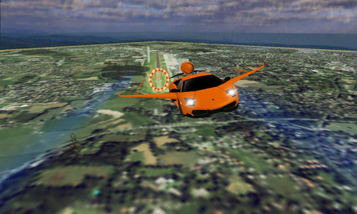 اسکرین شات بازی Sky Flying Car Extreme 3D 2019 4