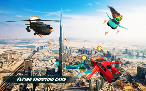 اسکرین شات بازی Sky Flying Car Extreme 3D 2019 2