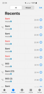 اسکرین شات برنامه Phone: Call & Dialer iOS 4