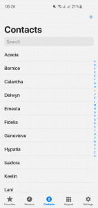 اسکرین شات برنامه Phone: Call & Dialer iOS 5