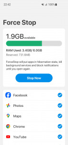 اسکرین شات برنامه Force Stop: Close Running Apps 4