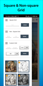 اسکرین شات 2 برنامه GridArt: Grid Drawing 4 Artist