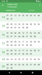 اسکرین شات 4 برنامه Riga Transport - timetables