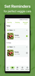 اسکرین شات 7 برنامه GrowIt: Vegetable Garden Care