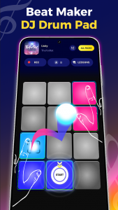 اسکرین شات 3 برنامه DJ Beat Maker & Drum Pad