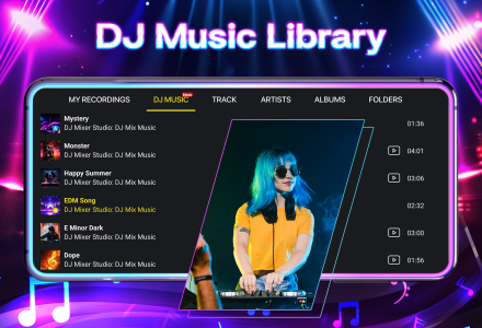 اسکرین شات 7 برنامه DJ Mixer Studio: DJ Mix Music