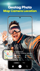 اسکرین شات 1 برنامه Geotag Map Camera Location App