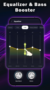 اسکرین شات 3 برنامه Music Player: Play MP3 Offline