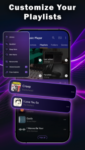 اسکرین شات 4 برنامه Music Player: Play MP3 Offline