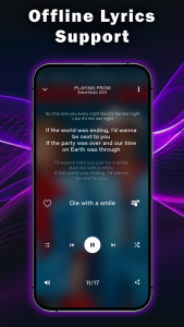 اسکرین شات 2 برنامه Music Player: Play MP3 Offline