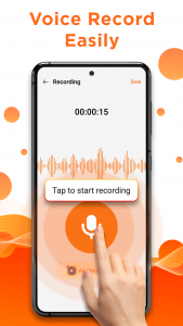 اسکرین شات 1 برنامه Voice Recorder & Voice Memo