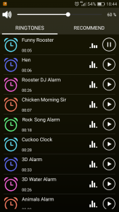اسکرین شات 2 برنامه Funny Alarm Clock Ringtones