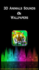 اسکرین شات 1 برنامه 3D Animals Sounds & Wallpapers