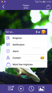 اسکرین شات 3 برنامه Birds Sounds Ringtones