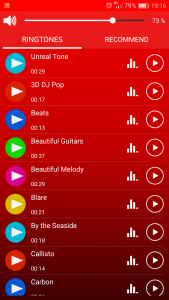 اسکرین شات 2 برنامه Cool Ringtones