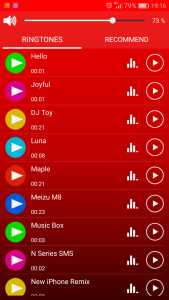 اسکرین شات 3 برنامه Cool Ringtones