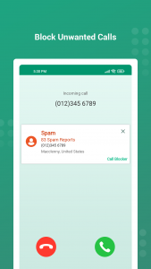اسکرین شات 1 برنامه Call Blocker:Caller ID & Block