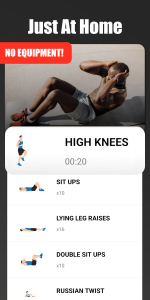 اسکرین شات 2 برنامه Home Workout Full Body Program