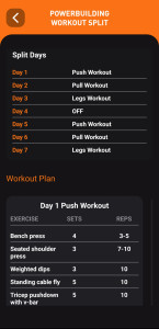 اسکرین شات 6 برنامه Gym Workout Plan - Weight Loss