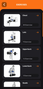 اسکرین شات 4 برنامه Gym Workout Plan - Weight Loss