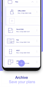 اسکرین شات برنامه AR Plan 3D Tape Measure, Ruler 8