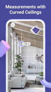 اسکرین شات 4 برنامه AR Plan 3D Measure: قياس الطول
