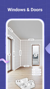 اسکرین شات 3 برنامه AR Plan 3D Measure: قياس الطول