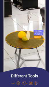 اسکرین شات 3 برنامه AR Ruler App: Tape Measure Cam