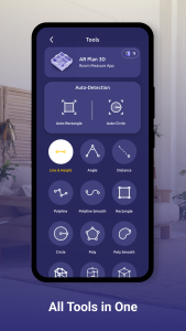 اسکرین شات 2 برنامه AR Ruler: Tape Measure in AR
