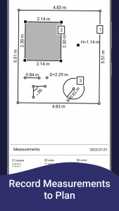 اسکرین شات 4 برنامه AR Ruler App: Tape Measure Cam