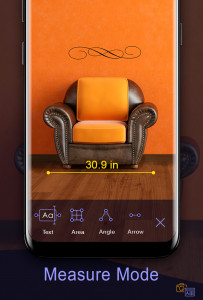 اسکرین شات برنامه Ruler App: Camera Tape Measure 6