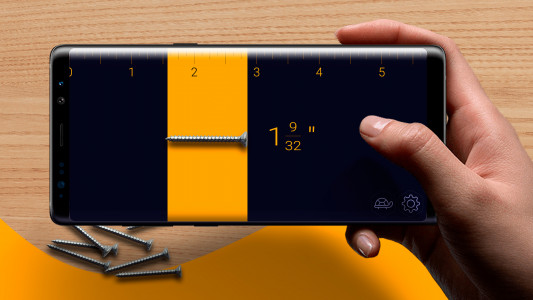 اسکرین شات برنامه Ruler App: Camera Tape Measure 1