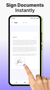 اسکرین شات 4 برنامه PDF Scanner & Document Sign