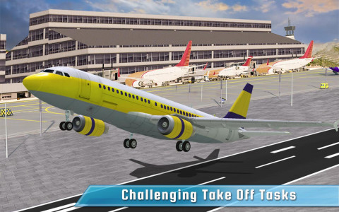 اسکرین شات بازی Aeroplane Flying Simulator 2