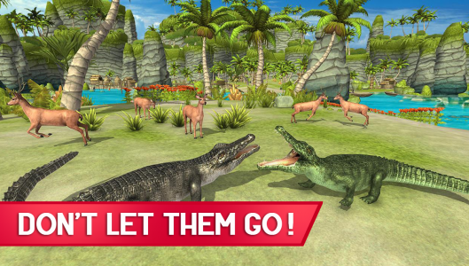 اسکرین شات برنامه Hungry Crocodile 2 Shark Games 2