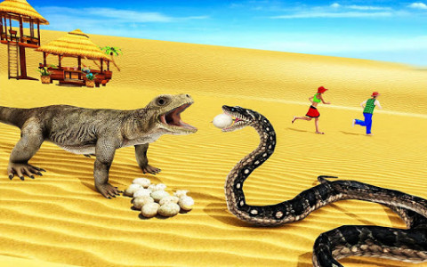 اسکرین شات برنامه Komodo Dragon Simulator 3D 2020 6