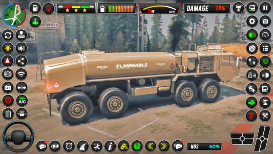 اسکرین شات 8 بازی US Army Transporter Truck Game