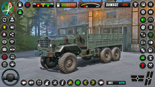 اسکرین شات 1 بازی US Army Transporter Truck Game